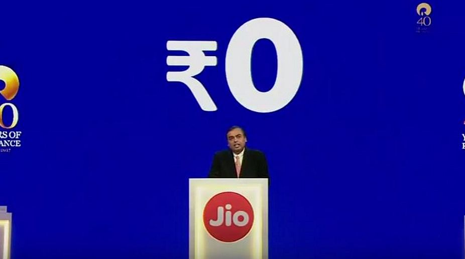 Mukesh Ambani unveils Jio phone at ‘effective price zero’