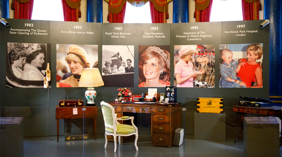 Buckingham Palace exhibit marks 20 years since Diana’s death