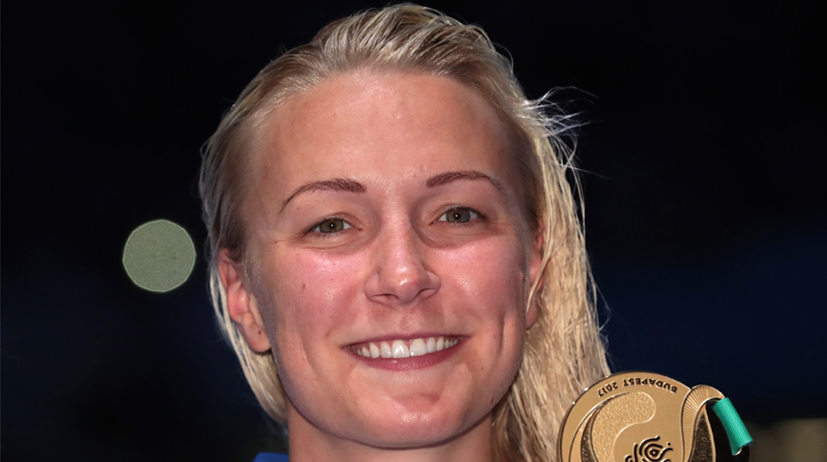 Sarah Sjostrom wins third straight 100m butterfly gold at World Championships