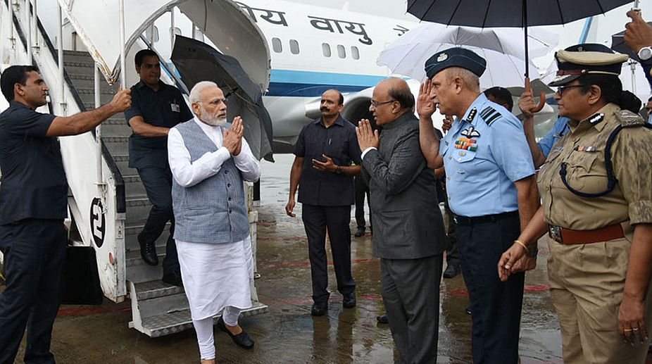 PM Modi reviews flood situation in Gujarat