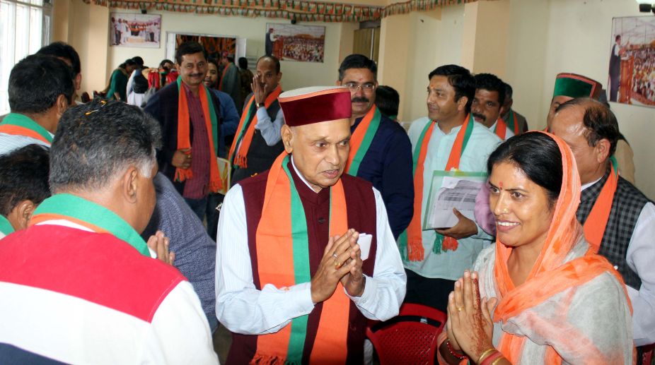 Dhumal calls for throwing Congress out of power to eradicate corruption