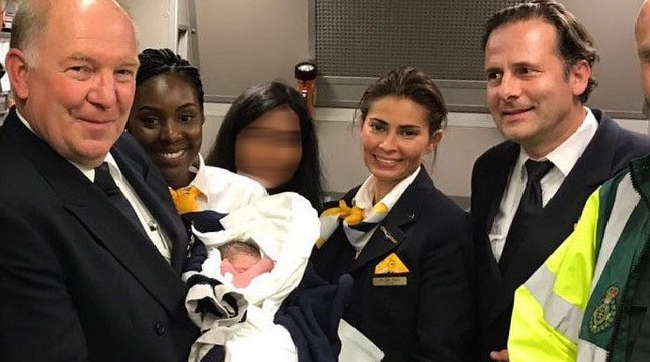 Bulgarian woman gives birth on Lufthansa flight