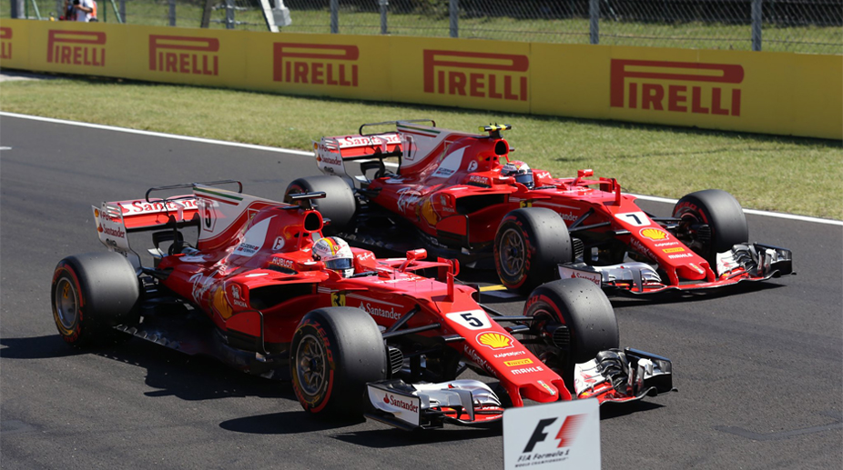 Hungarian GP: Sebastian Vettel pips teammate Kimi Raikkonen to pole