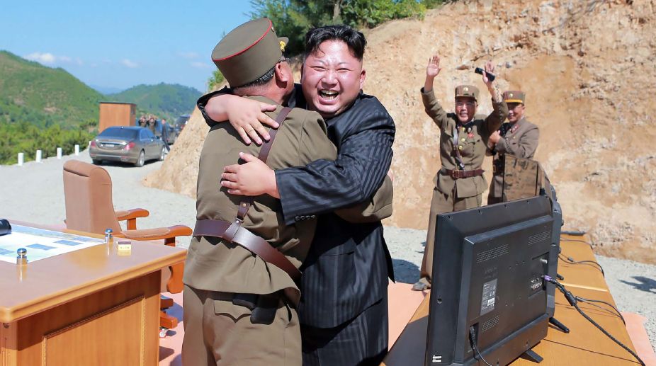 Kim Jong-un celebrates missile launch with grand banquet