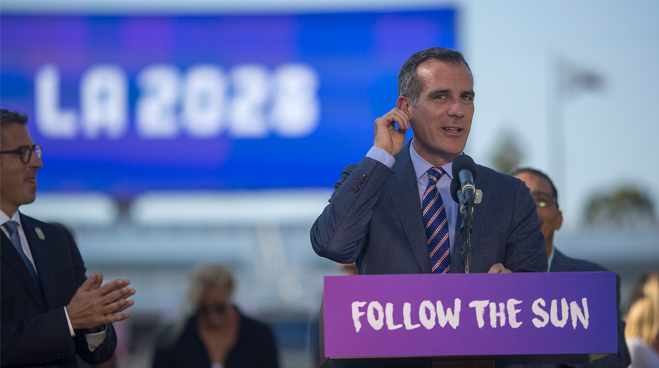 LA formally declares bid to host 2028 Olympic Games
