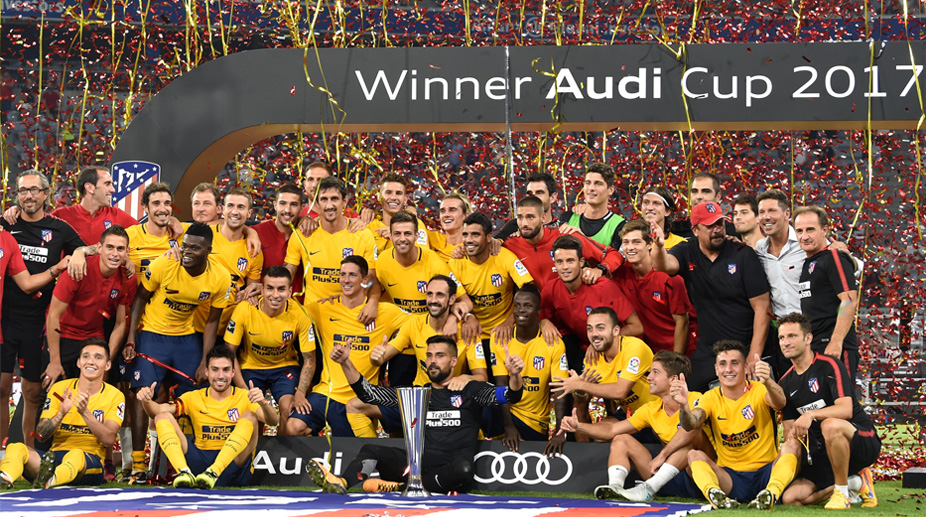 Atletico Madrid lift Audi Cup after edging Liverpool on penalties