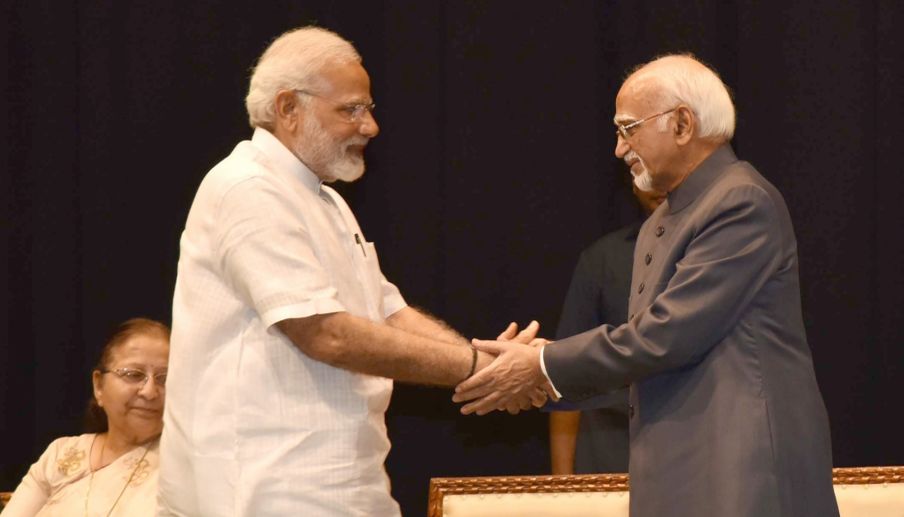 Modi says Ansari free to pursue core thinking from now on