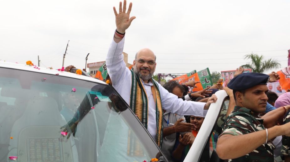 BJP hails Amit Shah, newly elected MPs