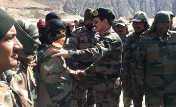 Army Chief reviews security along India-China border