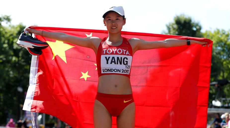 Jiayu wins women’s 20km race walk