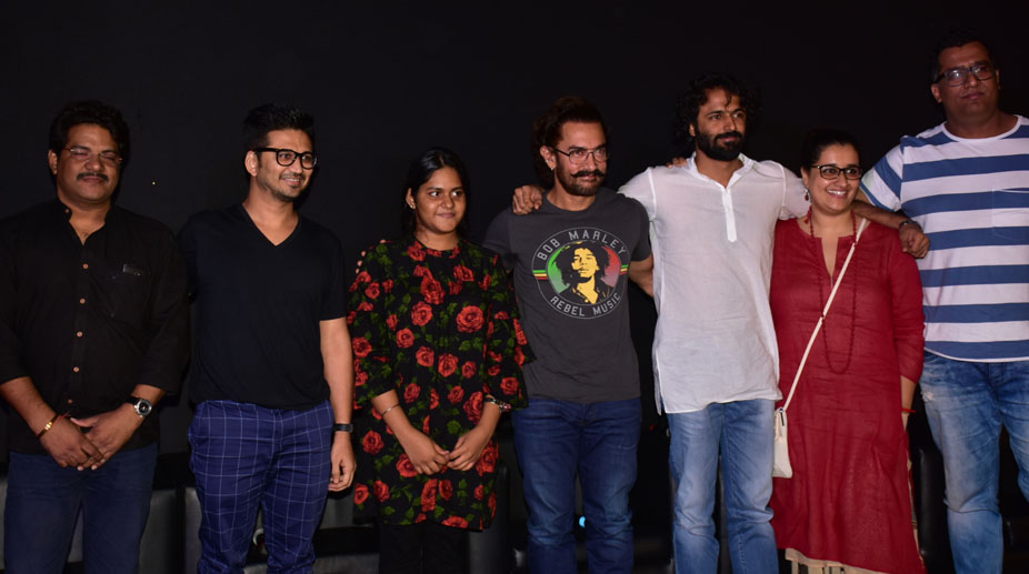 Aamir Khan introduces Meghna Mishra at ‘Main Kaun Hoon’ song launch event