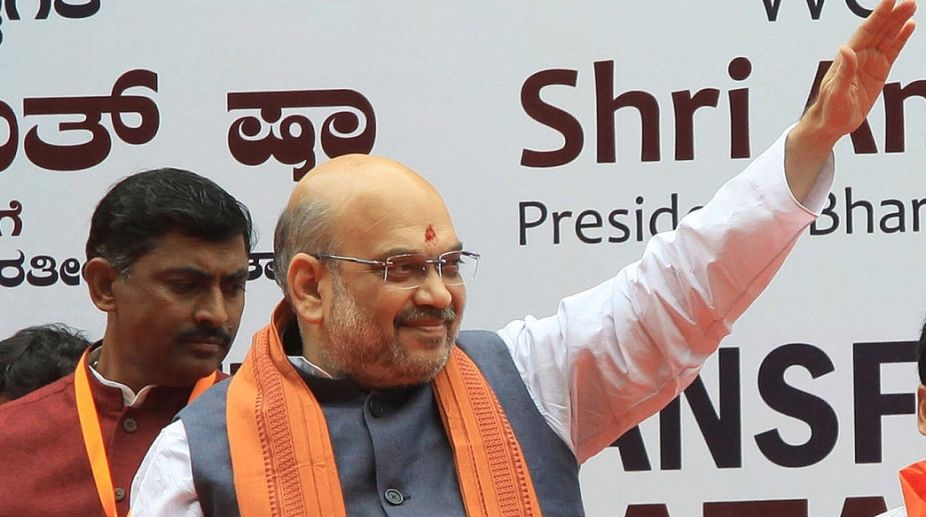 Amit Shah vows to free Karnataka from Congress