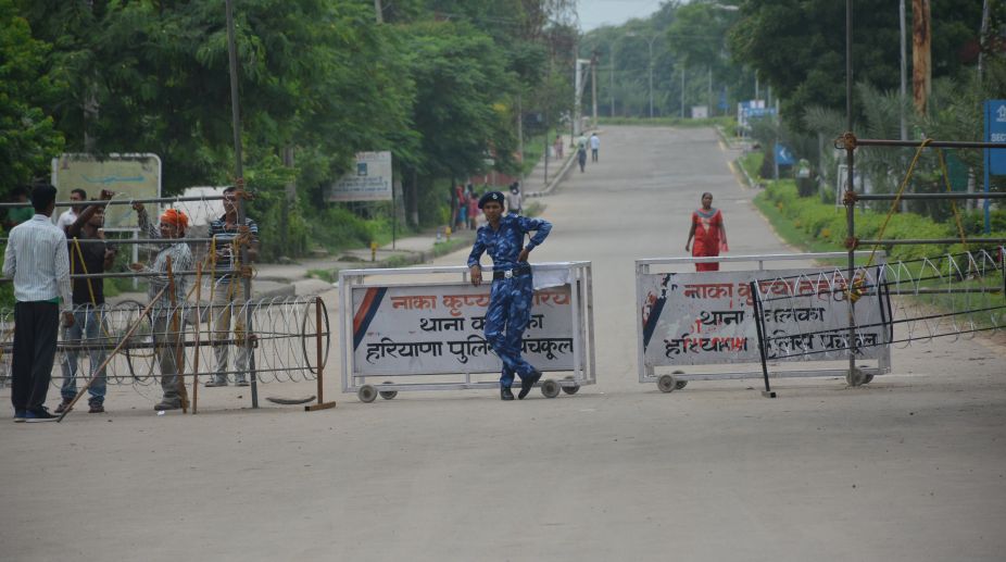 Curfew-like conditions in Chandigarh, Panchkula on eve of Ram Rahim verdict