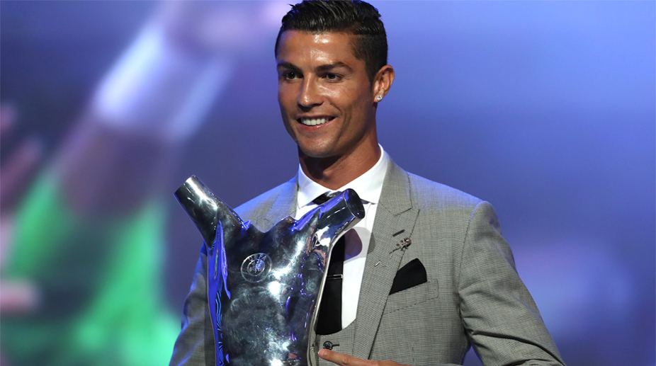 Cristiano Ronaldo named UEFA Player of the Season for 2016-2017