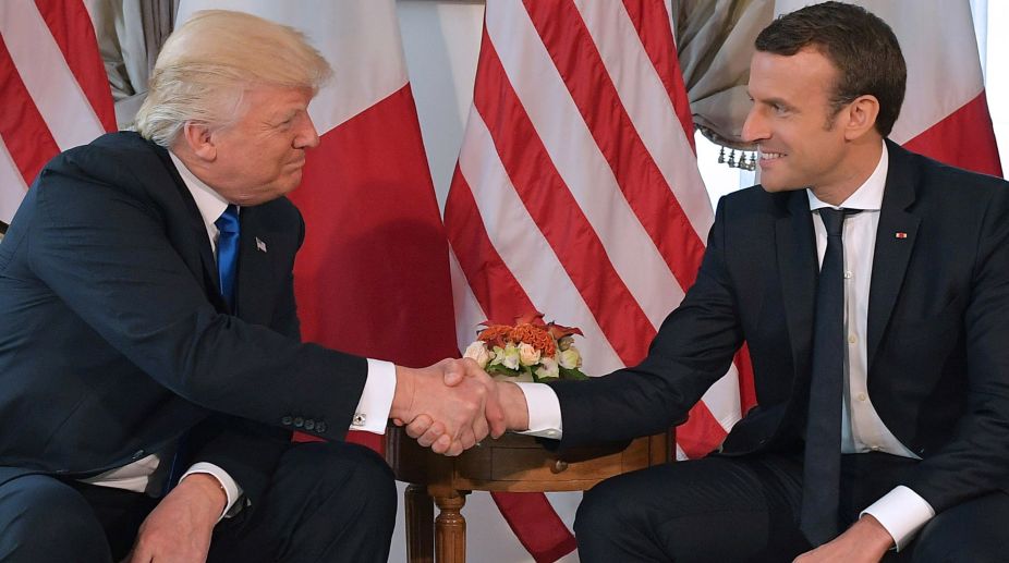 US ready to stop N Korean nuke menace: Trump tells Macron