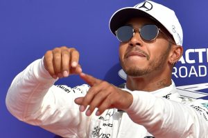 Lewis Hamilton equals Michael Schumacher’s record with 68th pole