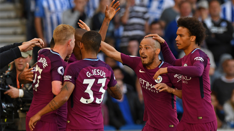 Premier League: Manchester City beat new boys Brighton in opener