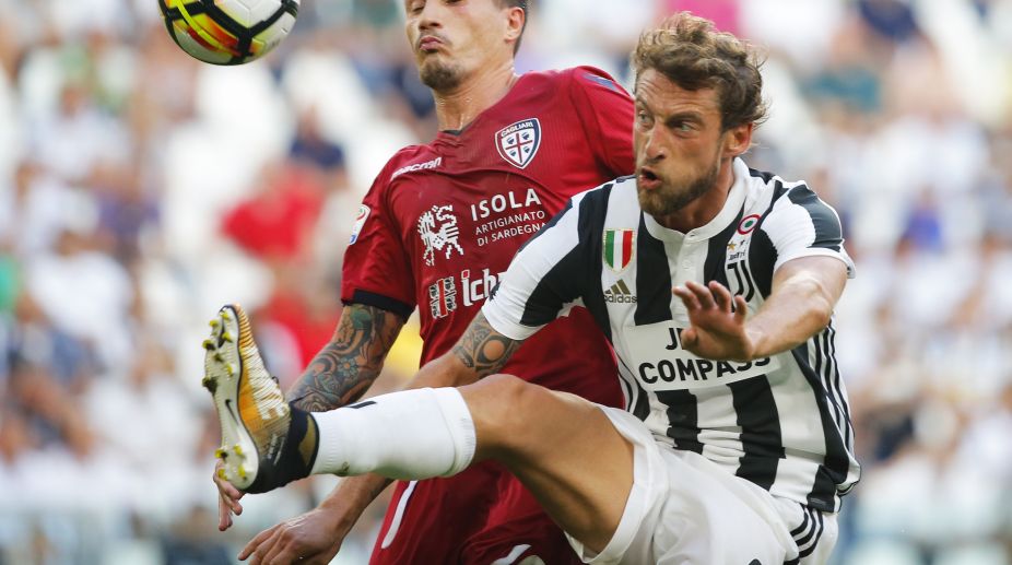 Juventus midfielder Marchisio ruled out for 3-4 weeks