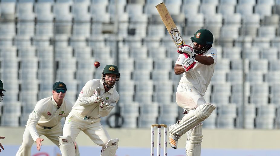 Tamim hits half-ton as Bangladesh build lead against Australia