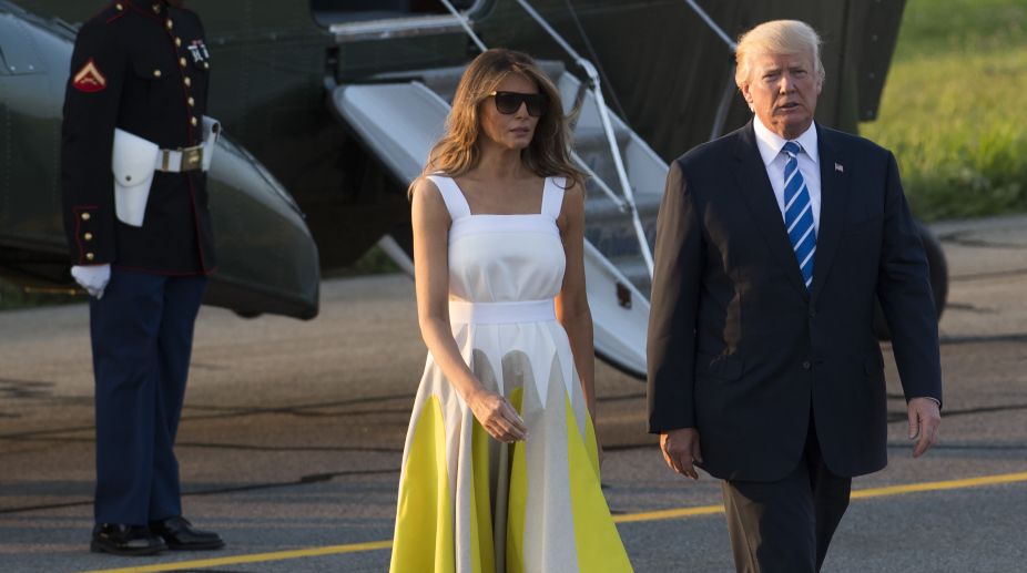 Trump, Melania to travel to Texas to monitor effects of Harvey