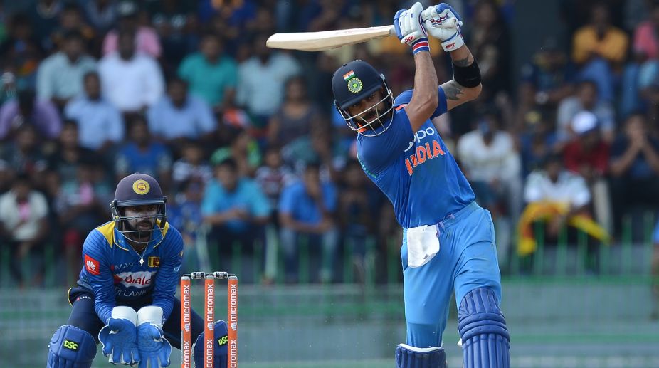 4th ODI: Virat Kohli hits century as India eye big total
