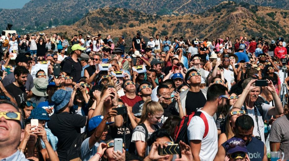 Once-in-a-century total solar eclipse sweeps across US