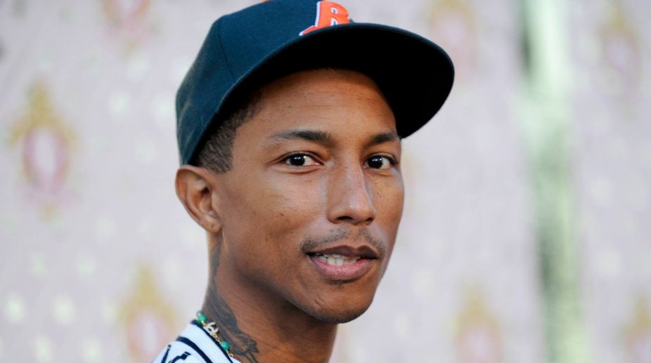 Pharrell Williams exfoliates ‘like a madman’