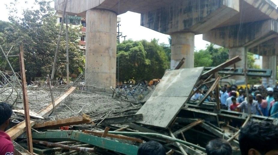Five injured as under-construction bridge collapses in Odisha