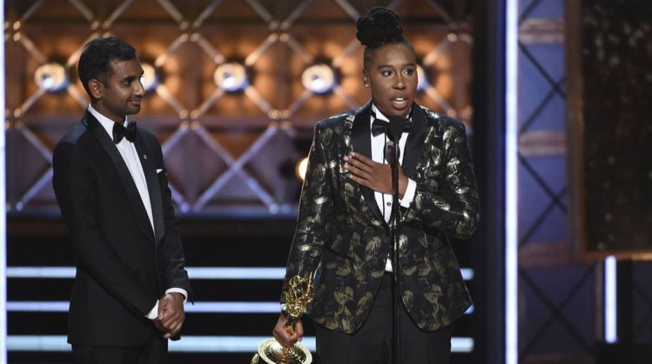 Lena Waithe, Aziz Ansari win Emmy for coming out story