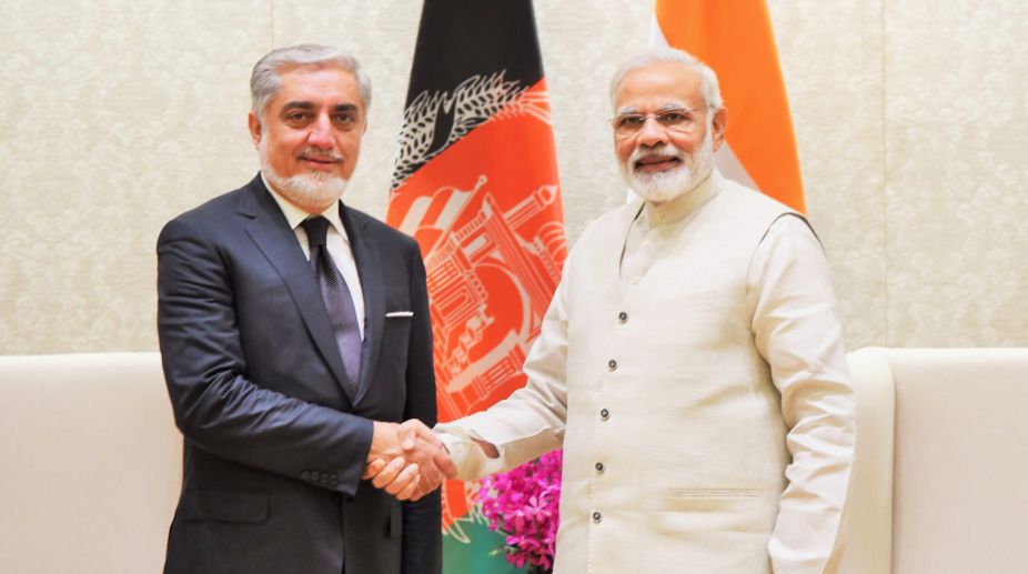 Modi meets Afghan chief executive, assures him of full cooperation