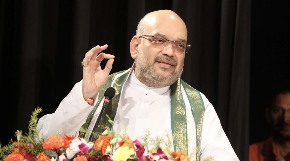 BJP believes in performance, Congress in dynasty: Amit Shah