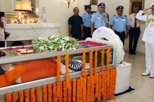 Arjan Singh’s body taken for last rites