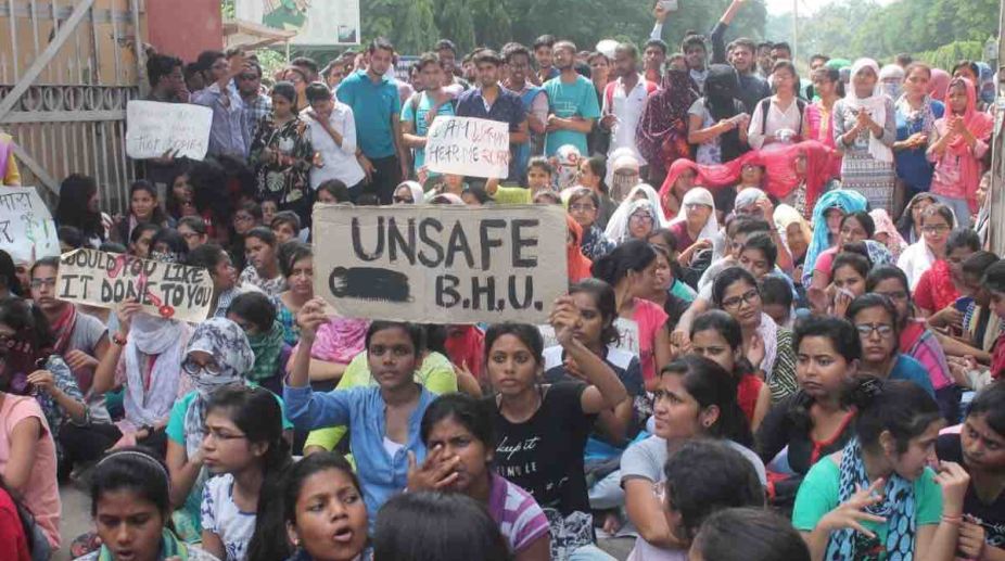 Day after student’s leader arrest, BHU campus on edge