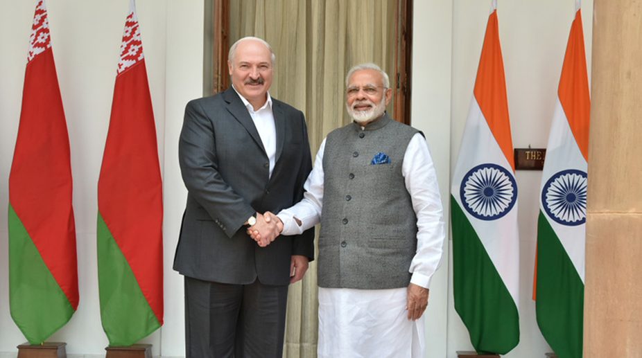 PM Modi holds talks with Belarus President Lukashenko