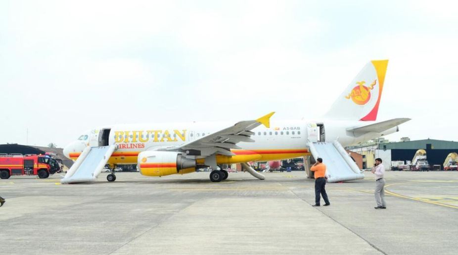 Smoke in Bhutan airlines flight, all passengers evacuated at Kolkata