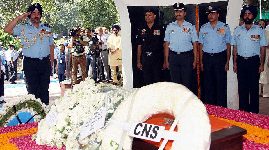 Nation bids adieu to Marshal Arjan Singh with 17-gun salute, flypast