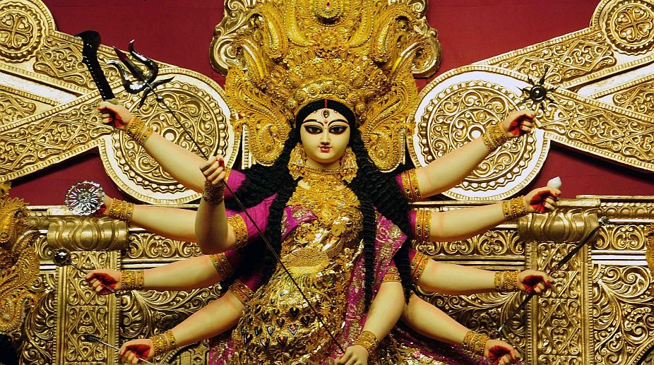 100-ft bamboo Durga idol stakes claim for Guinness entry