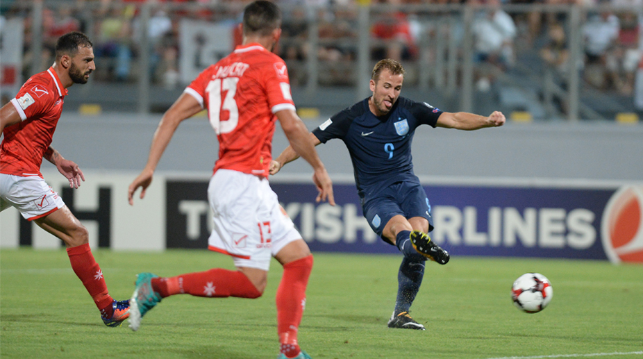 Harry Kane overcomes August woes to help England beat Malta 4-0