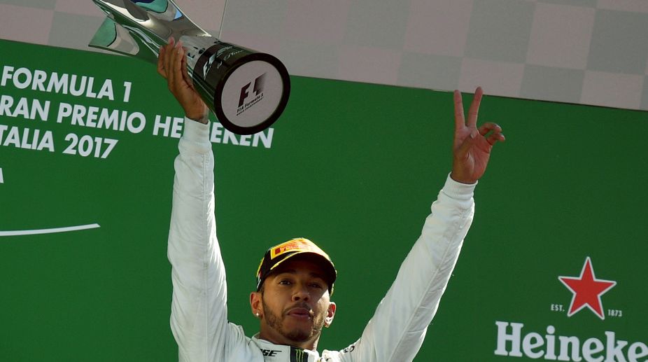 Mercedes’ Lewis Hamilton on top after Italian GP win