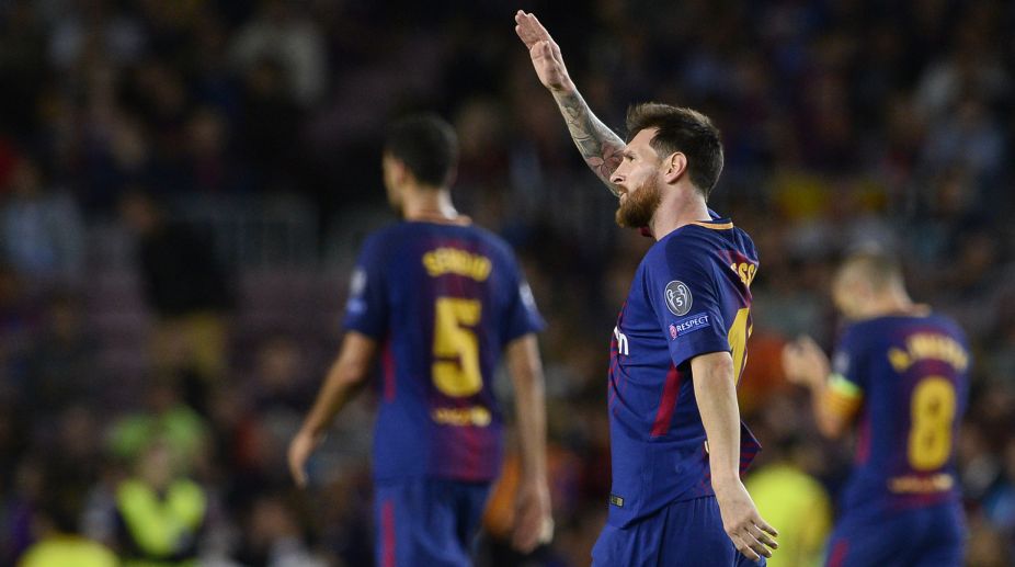 Coach Valverde praises Messi after Barcelona win