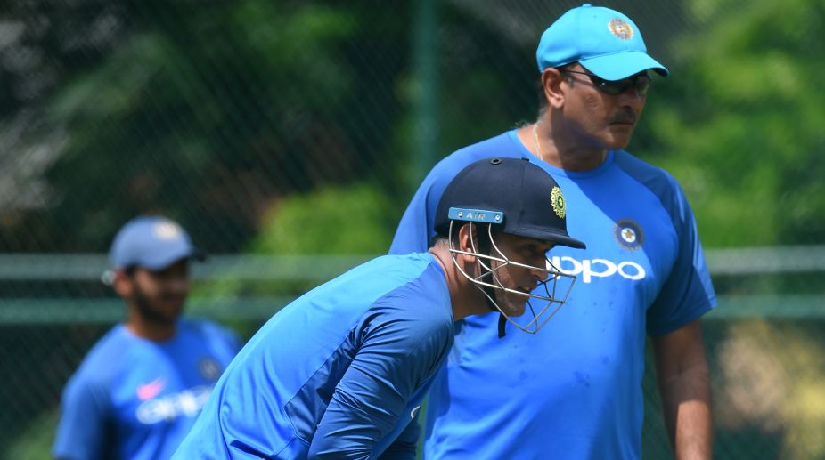 Dhoni is not even half finished yet, says coach Shastri
