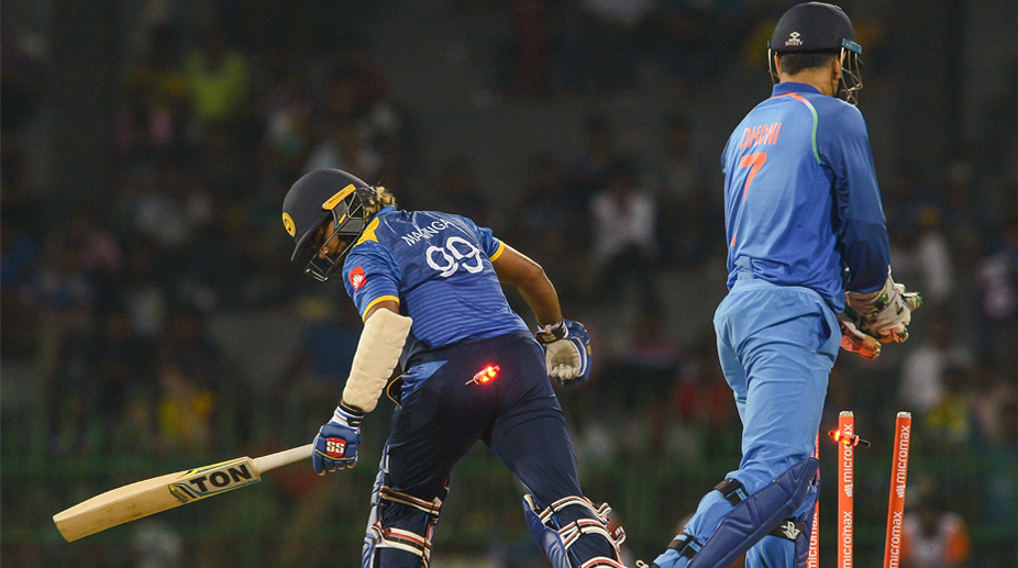 Dhoni completes world record of 100 stumpings in ODIs