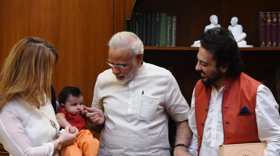 Modi welcomes Adnan Sami’s daughter Medina