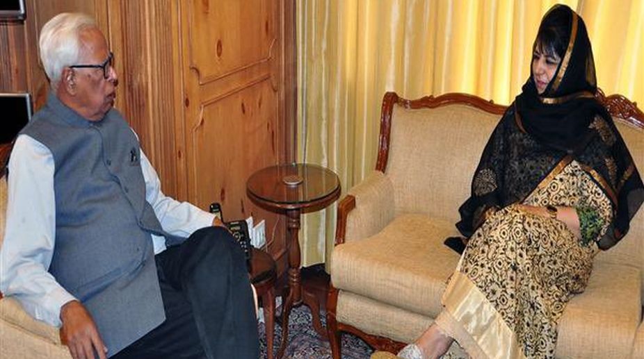 J-K: Mufti meets Governor, discusses security situation