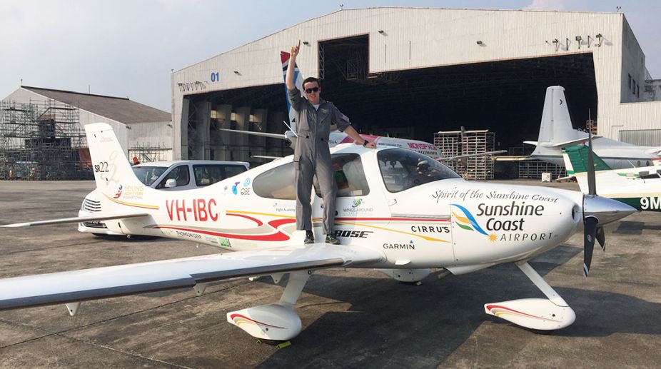 18-yr-old pilot sets Guinness record of solo trip around the world