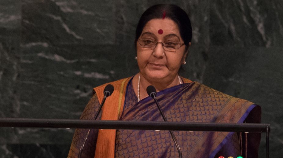 Sushma Swaraj speaks to Kulbhushan Jadhav’s mother
