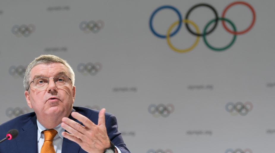 No hint of threat to 2018 Olympics: Thomas Bach