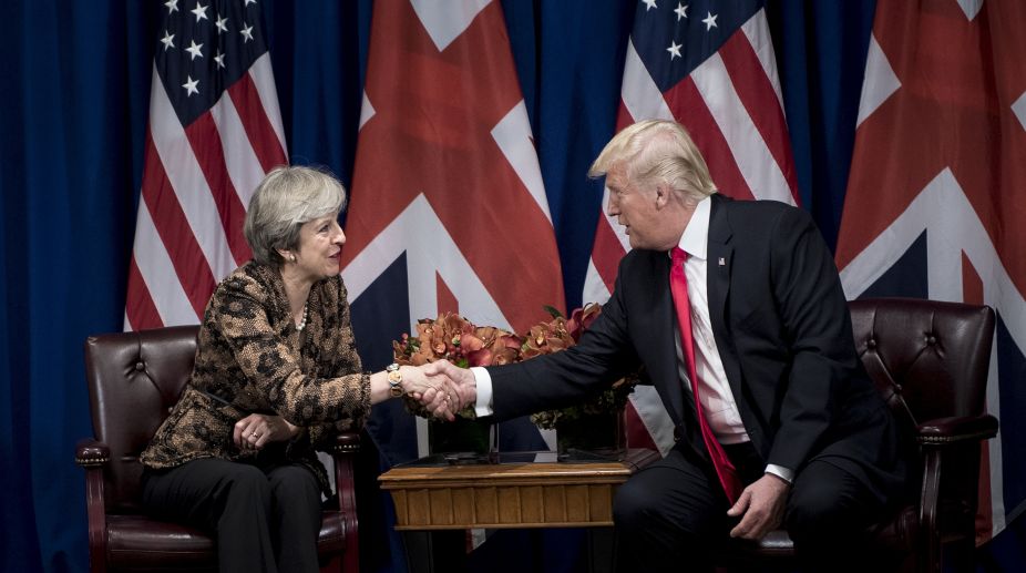 Trump, Theresa May ask nations to increase pressure on N Korea