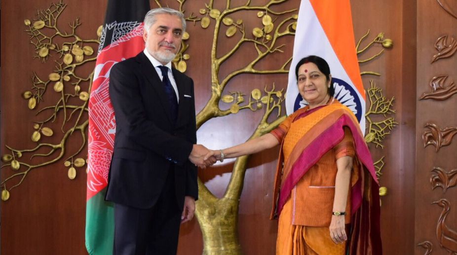 Afghan CEO Abdullah meets Swaraj to ‘strengthen partnership’