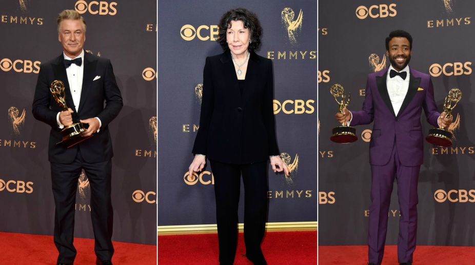 Baldwin, Tomlin, Glover criticise Trump at Emmys